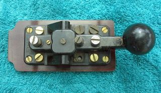 Wwii Morse Key Telegraph Key Ws19 Straight Morse Code Key