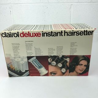 Clairol Deluxe Instant Hairsetter Model C - 40 Vintage 1978 NOS Rollers Curler 2