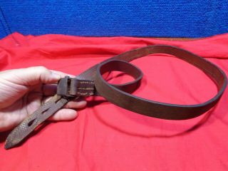 Wwii Military Rifle Leather Sling.  1 German?