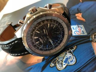 Breitling Bentley Motors Chronograph Stainless Steel Watch A25363