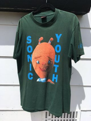 Vintage 1992 Sonic Youth Dirty Green Brockum T - Shirt Made In Usa Large L