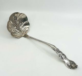 Large Moselle By International Plate Silverplate Oyster Ladle 10 1/4 "