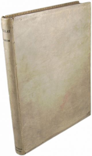 1899 Epistolae Ad Amicos M R James Rare Mcbryde Vellum Illustrated