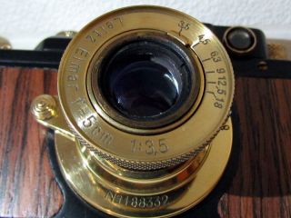 Leica - II (D) Wiking WWII Vintage Russian 35mm Range Finder Black Camera 3