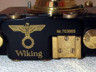 Leica - II (D) Wiking WWII Vintage Russian 35mm Range Finder Black Camera 8