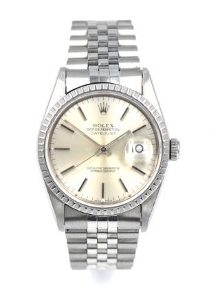 Vintage Rolex Oyster Perpetual Datejust 16220 Wristwatch Stainless Steel C1993