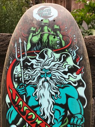 Vintage Santa Cruz Jason Jesse skateboard Neptune 1 Antihero Powell Peralta sma 3
