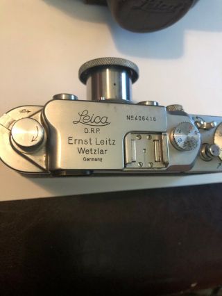 VTG LEICA DRP Ernst Leitz Wetzlar Camera No 406416 Leitz Elmar f=5cm 1:35 3