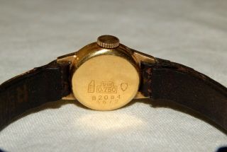 Vintage Baume & Mercier Geneve 15mm 750 18k Solid Yellow Gold Case Ladies Watch 5