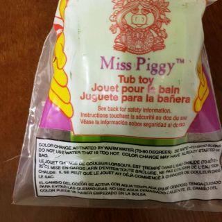 1995 Vintage McDonalds MUPPETS Mrs.  Piggy Happy Meal Toy Color Changing 4