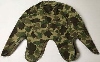 Wwii Us Usmc Marine P42 Hbt Frog Skin Camo Helmet Cover - 1st Pattern