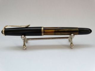 Vintage Fountain Pen Pelikan 400 Tortoise 14k Gold Nib 585 Ef (no.  ГО)