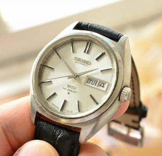 King Seiko HI BEAT KS DAY/DATA Rare Vintage Automatic wrist watch Made in Japan 3