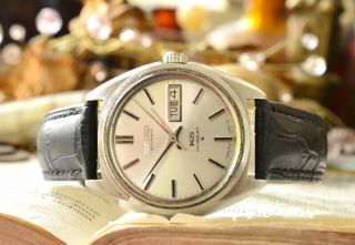 King Seiko HI BEAT KS DAY/DATA Rare Vintage Automatic wrist watch Made in Japan 4