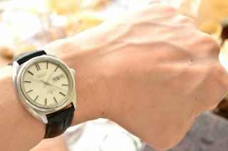 King Seiko HI BEAT KS DAY/DATA Rare Vintage Automatic wrist watch Made in Japan 6