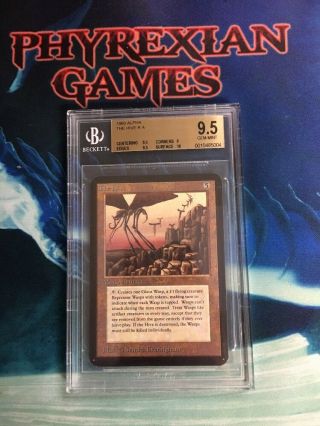 Mtg Alpha " The Hive " (bgs 9.  5,  W/ 10 Surface) Only 1 Graded Higher Magic Vintage