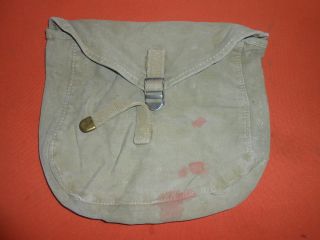 U.  S.  Army :: Wwii Era - M1928 - Canvas Haversack Mess Kit Meat Can Pouch.