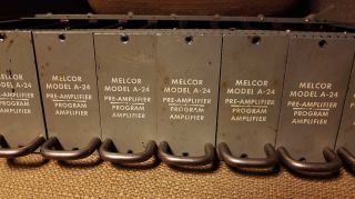 Melcor A - 24 Microphone Pre - Amplifiers.  Vintage,  Early Api.