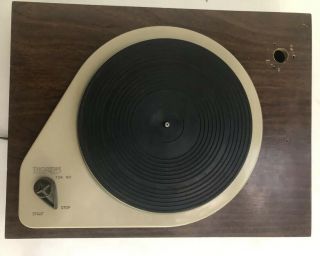 Very Rare Thorens Td 101 Turntable : One Speed 33rpm 60hz 10” Platter