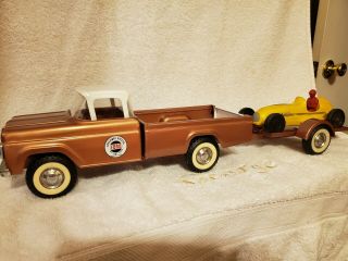 Nylint " Vintage " Speedway Special " Ford Truck,  Trailer & Race Car "