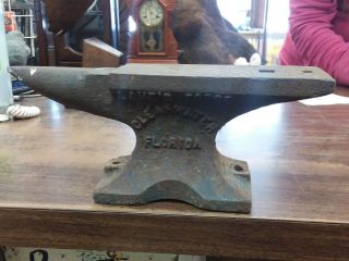 Vintage Anvil Jewelers Watchmaker 9 Lbs Blacksmith Antique Lanes Forge Florida