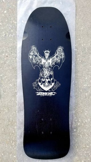 NOS Zorlac Craig Johnson Fire Demon Skateboard Deck Pushead Art Vintage OG Texas 3