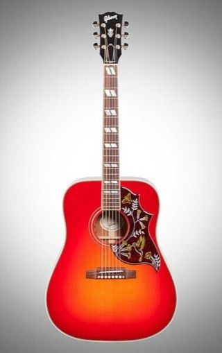 Gently 2019 Gibson Hummingbird Acoustic/electric Guitar Vintage Sunburst