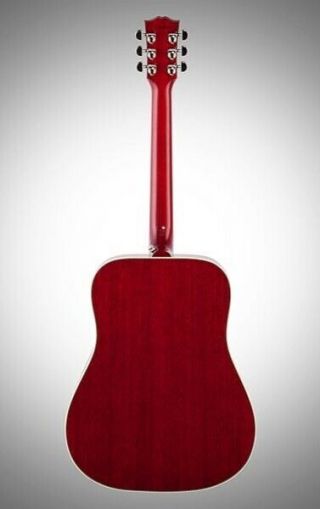 Gently 2019 Gibson Hummingbird Acoustic/Electric Guitar vintage sunburst 4