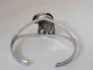 Vintage Designer Carol Felley Elephant Cuff Bracelet Sterling Silver 1991 7