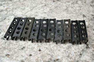 British Lee Enfield Stripper Clip Set Of 10.  303 Ww2