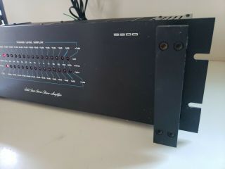 Vintage SAE 2200 Solid State Stereo Power Amplifier 20Hz - 20KHz 4