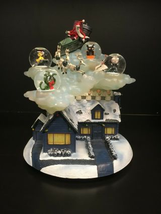 Nightmare Before Christmas Jack Sleigh Snow Globe Disney Le350 Rare
