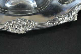 Reed & Barton King Francis Pattern Silverplate Divided Juice Meat Platter 1639 3