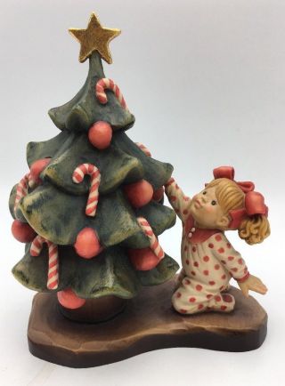 Anri Ulrich Bernardi Wood Carving " Sk First Christmas " Signed 1st Ed 13/250 Rare