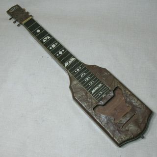 Supro Lap Steel Vintage 1940’s National Valco Guitar Brown Body