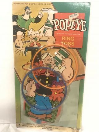 Popeye The Sailor Man Ring Toss Game Vtg 1980