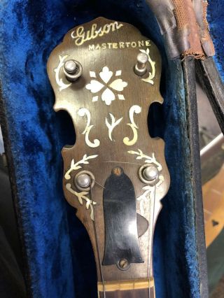 Vintage 1925 Gibson Mastertone Tenor Banjo 9