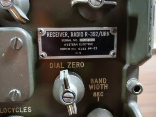 R 392 Radio Reciever Vintage Military 2