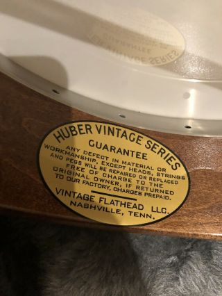 Huber Custom Vintage Series 5 String Banjo 5