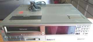 Vintage 1984 Sony Betamax Sl2710 Ii/iii Hi - Fi Stereo Vcr Recorder