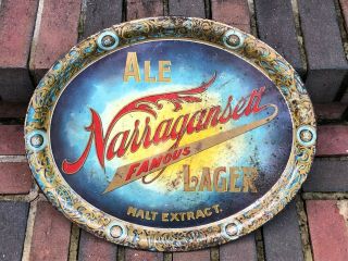 Rare Pre - Pro Narragansett Oval Tray