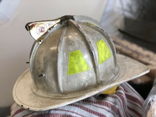 Cairns Leather Yorker Vintage Chief Firefighter Helmet Rare
