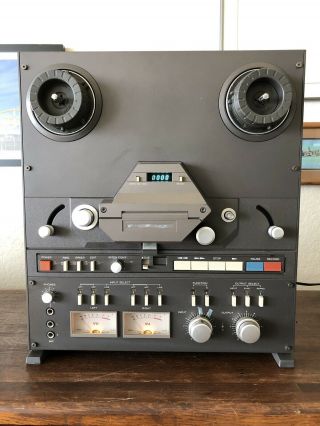 Tascam 32 Vintage Reel To Reel Tape Recorder Player Track Powers Up