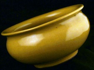 Good Quality Chinese Ming Dy Tianqi Yellow Glaze Porcelain Brush Washer Q120