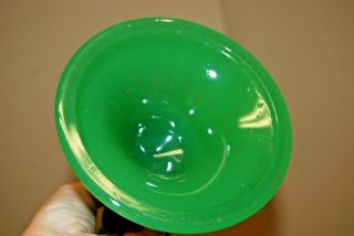 Vintage FENTON Jadeite Green Twist Candlesticks Candle Holders Glass 6