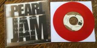 Pearl Jam Ten box set sampler promotional 7 