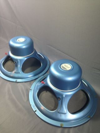 2 Vintage Utah 15 " 3 Way Triaxial Speakers