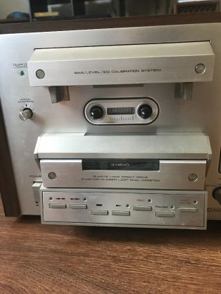 Vintage Pioneer Stereo Cassette Deck CT - F1250 12