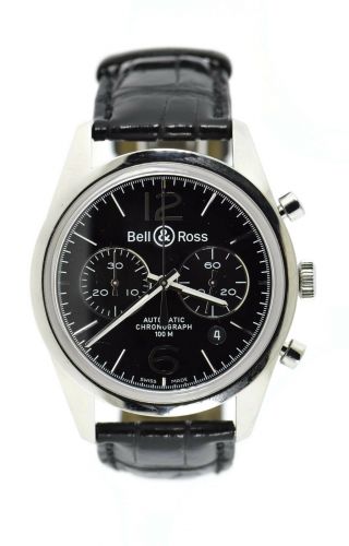 Bell & Ross Vintage Chronograph Stainless Steel Watch Br126