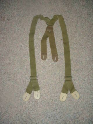 WW2 Trouser Combat Suspenders 2nd Pattern of the 1943 Suspenders. 3